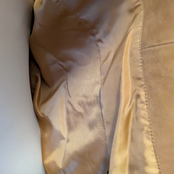 Bernardo's Women's Tan Suede Jacket, 100% - Picture 9 of 15
